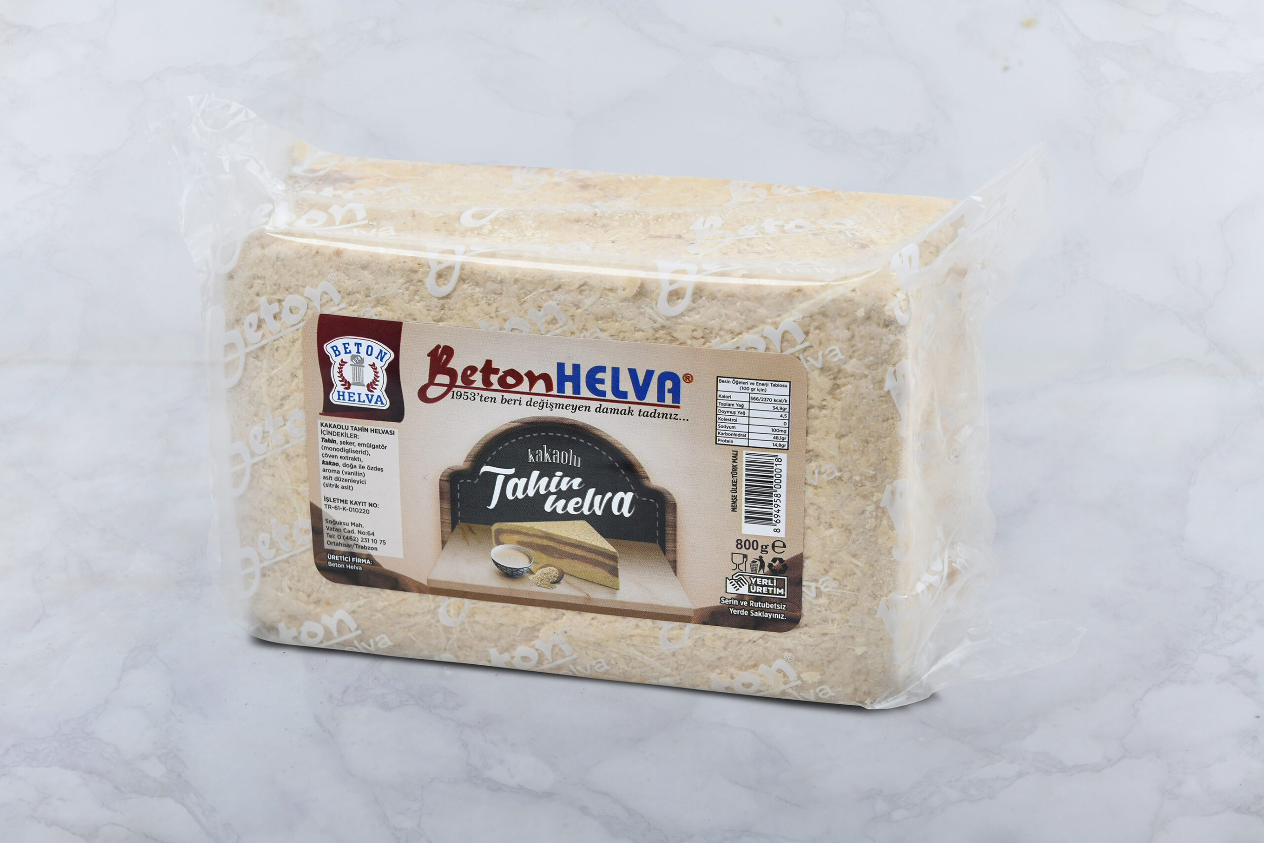 Kakaolu Tahin Helvası Paket (800gr.)